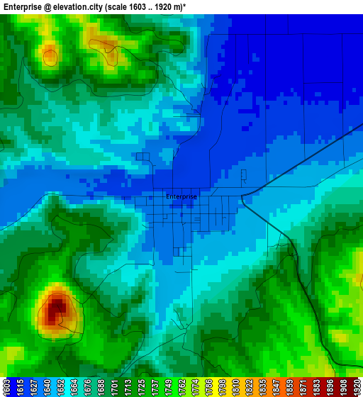 Enterprise elevation map