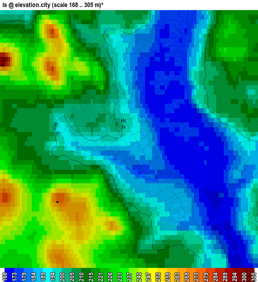 Is elevation map