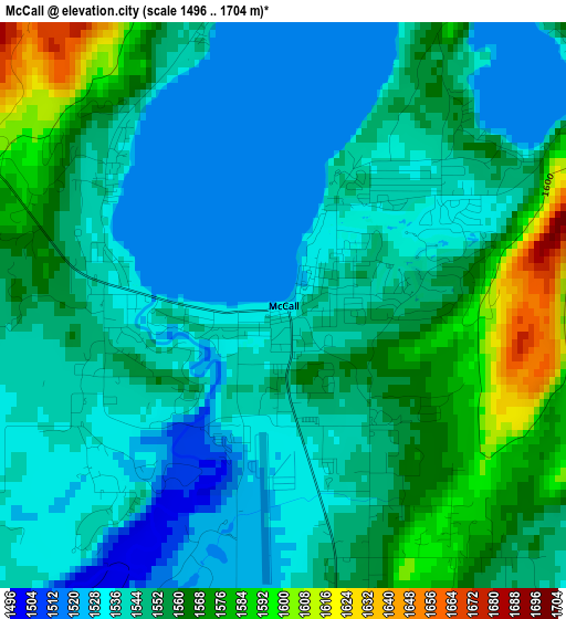 McCall elevation map