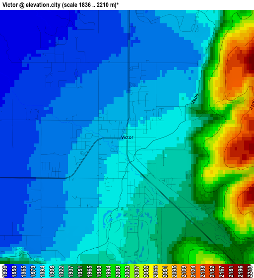 Victor elevation map