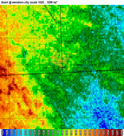 Grant elevation map