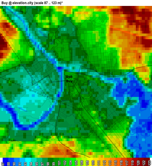 Buy elevation map