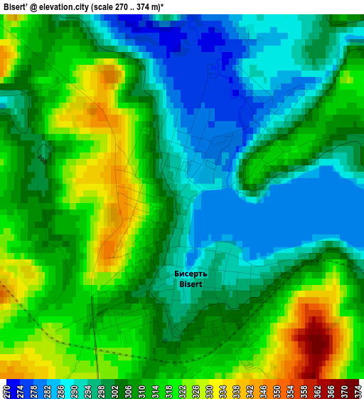 Bisert’ elevation map