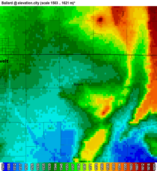 Ballard elevation map