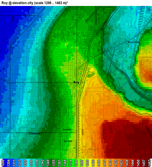 Roy elevation map