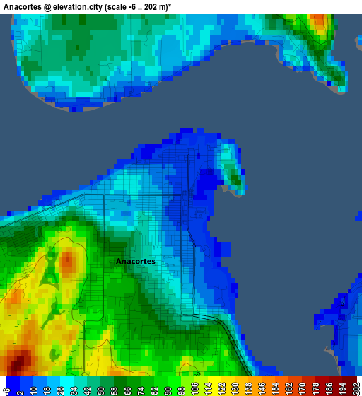 Anacortes elevation map