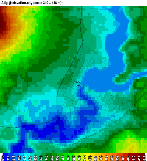 Atig elevation map