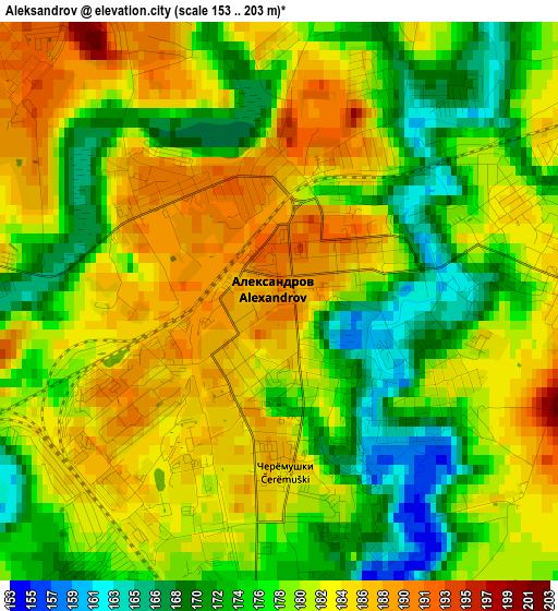 Aleksandrov elevation map