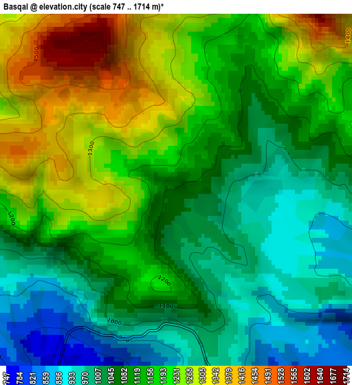 Basqal elevation map