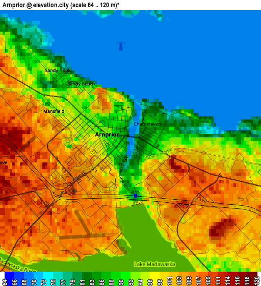 Arnprior elevation map