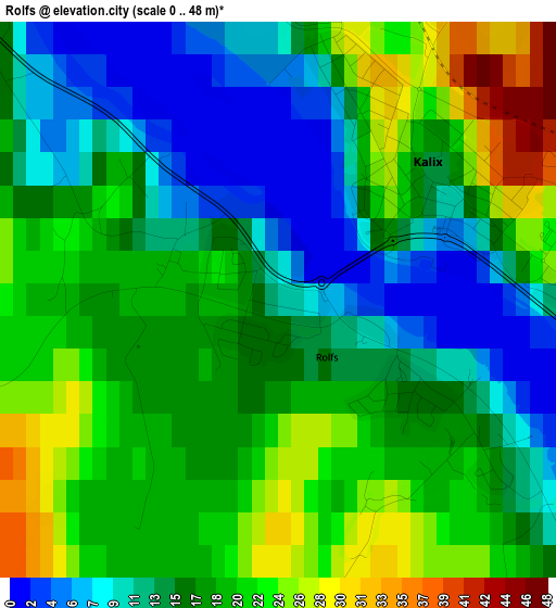 Rolfs elevation map