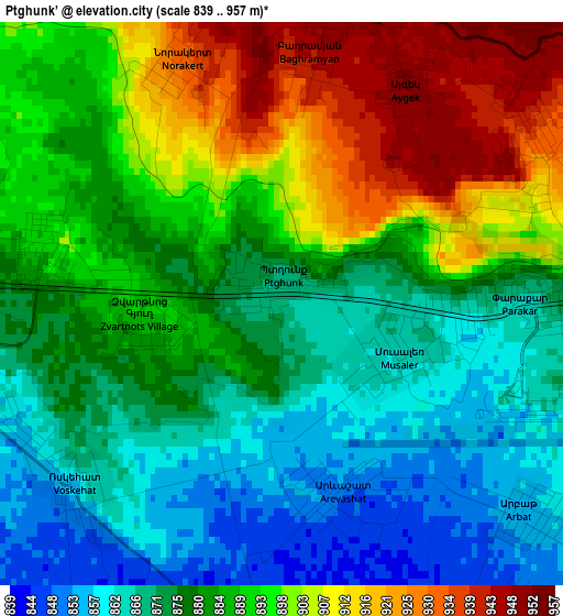 Ptghunk’ elevation map