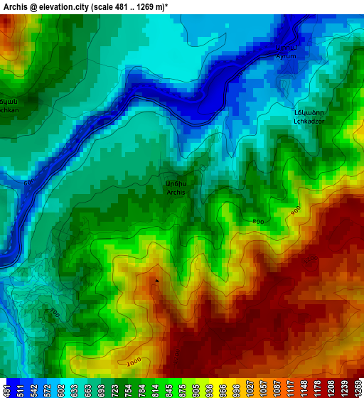 Archis elevation map