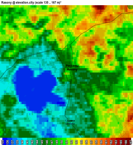 Rasony elevation map