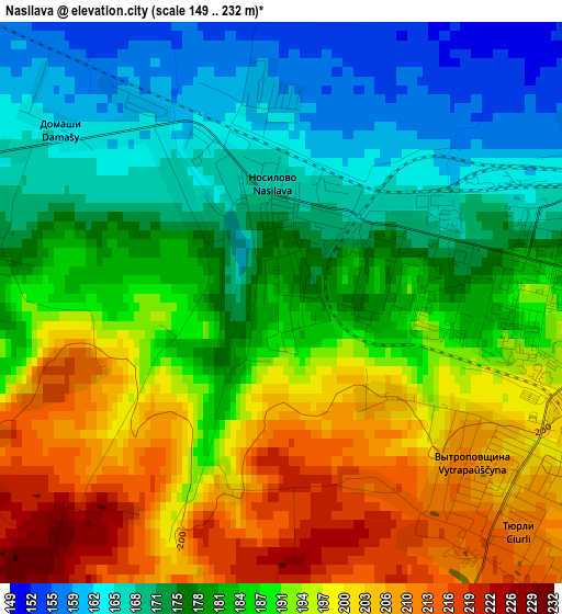 Nasilava elevation map