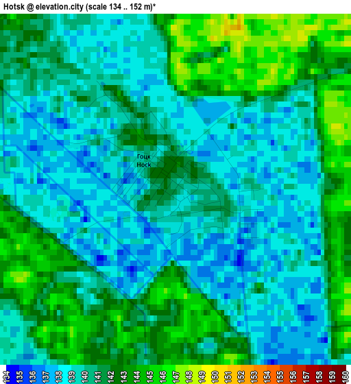 Hotsk elevation map