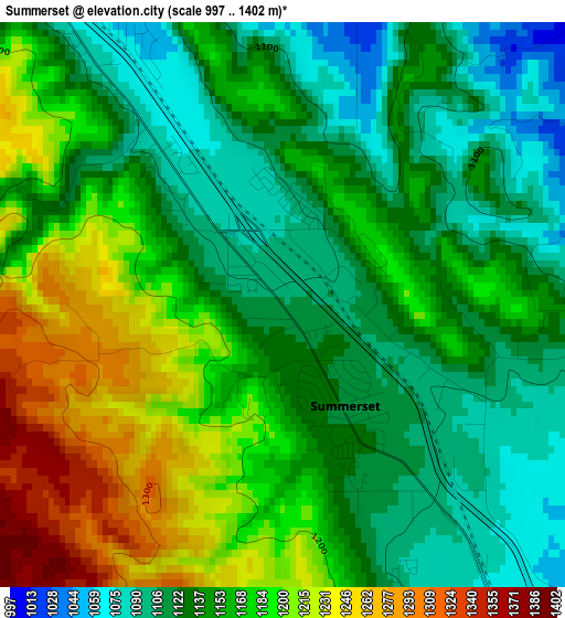 Summerset elevation map