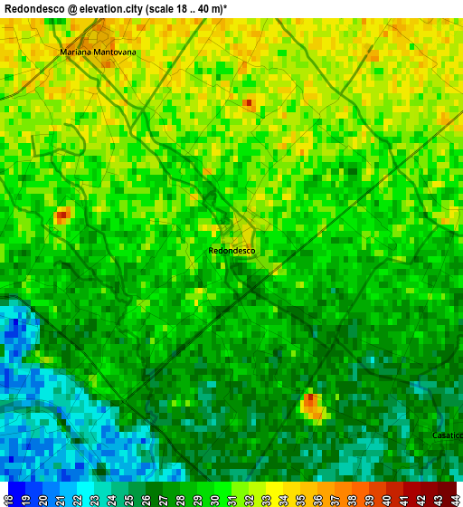 Redondesco elevation map