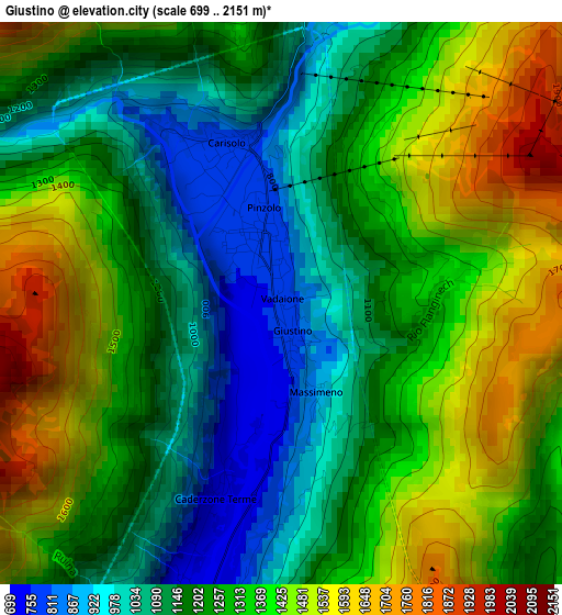 Giustino elevation map