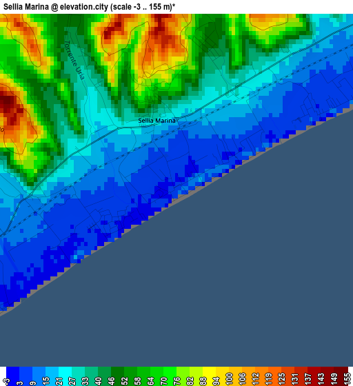 Sellia Marina elevation map