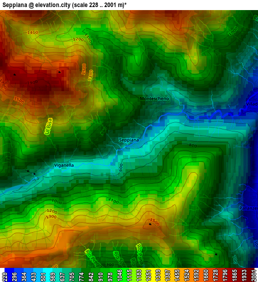 Seppiana elevation map