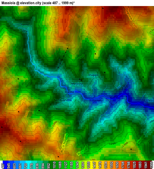 Massiola elevation map