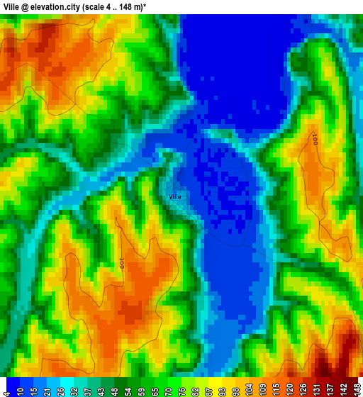 Viile elevation map