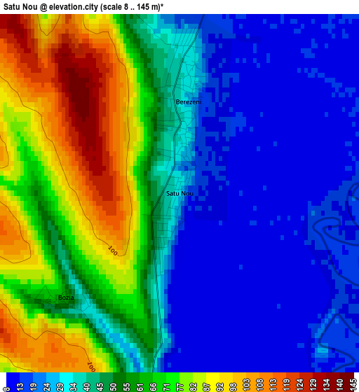 Satu Nou elevation map