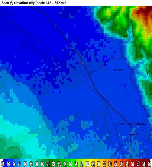 Sacu elevation map