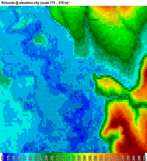 Rotunda elevation map