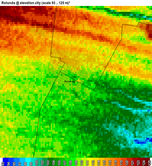 Rotunda elevation map