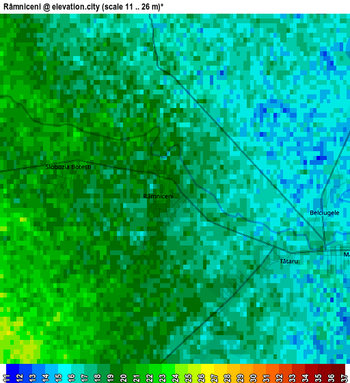 Râmniceni elevation map
