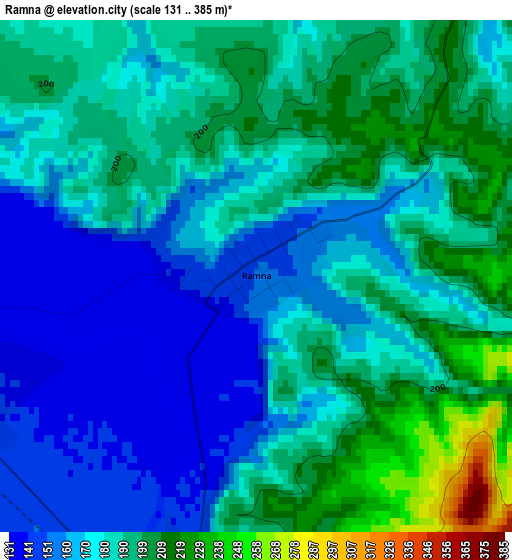 Ramna elevation map