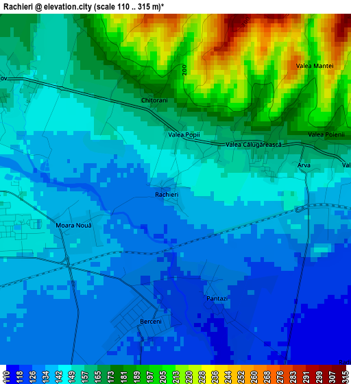 Rachieri elevation map