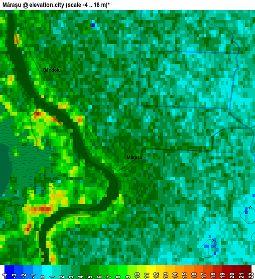 Măraşu elevation map