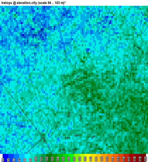 Iratoşu elevation map