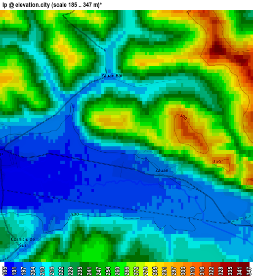 Ip elevation map