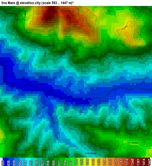 Ilva Mare elevation map