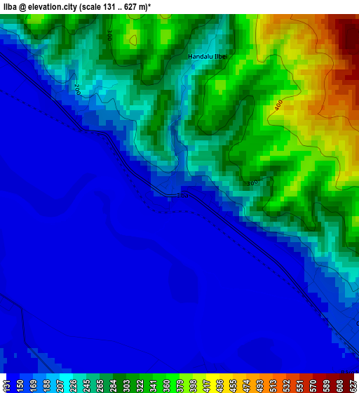 Ilba elevation map