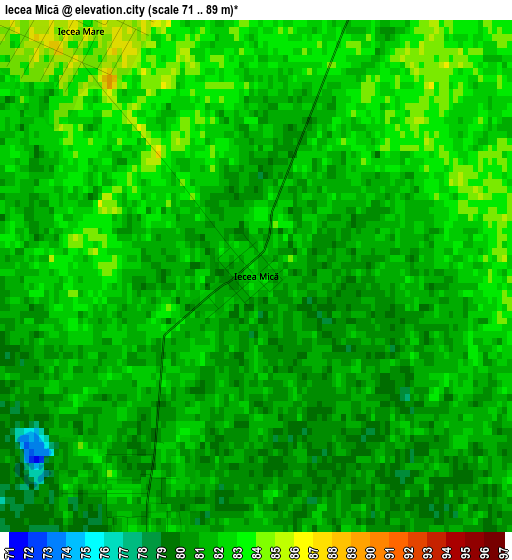 Iecea Mică elevation map