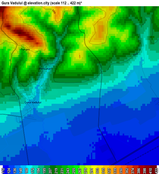 Gura Vadului elevation map