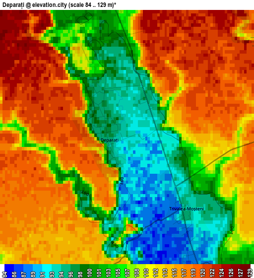 Deparați elevation map