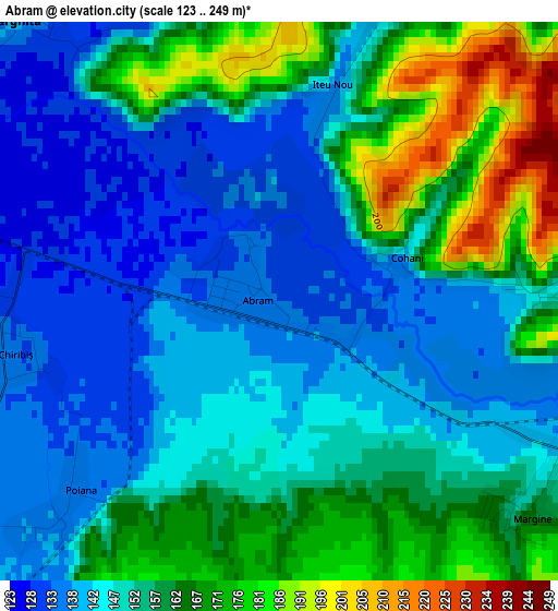 Abram elevation map