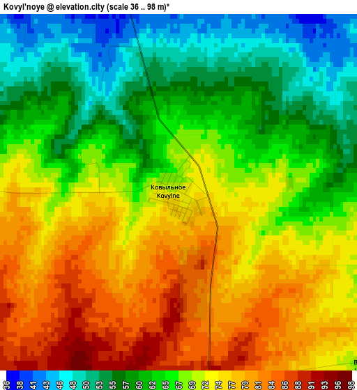 Kovyl’noye elevation map