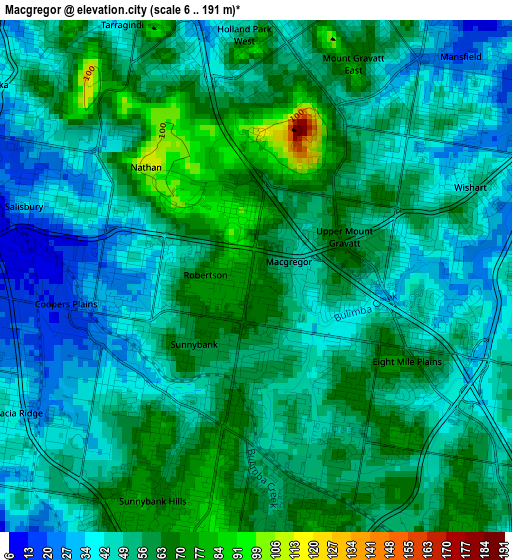 Macgregor elevation map