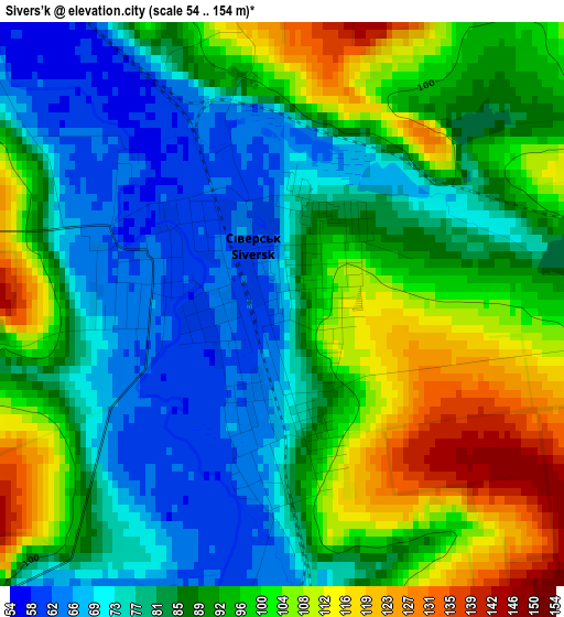 Sivers’k elevation map