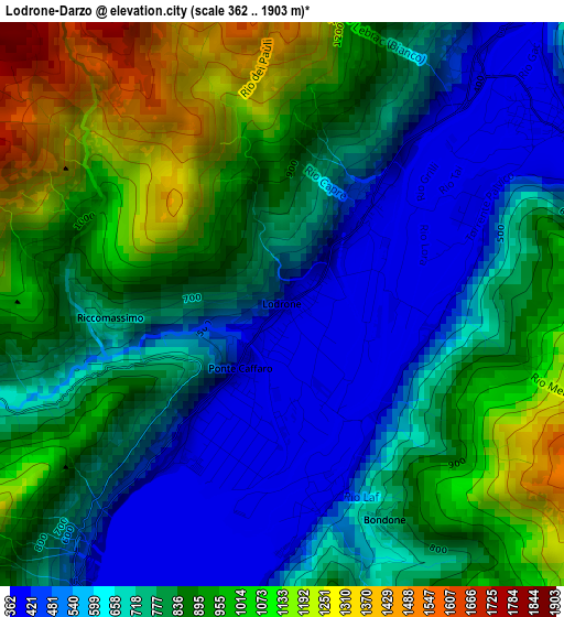 Lodrone-Darzo elevation map