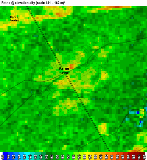 Ratne elevation map