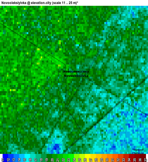 Novooleksiyivka elevation map