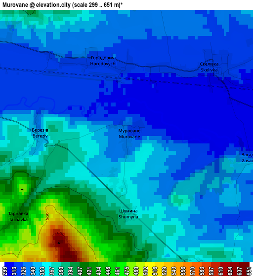 Murovane elevation map